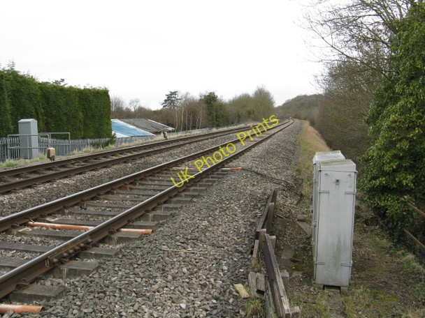 Photo 6"x4" The Line North, Oddingley Level Crossing Dunhampstead c2010