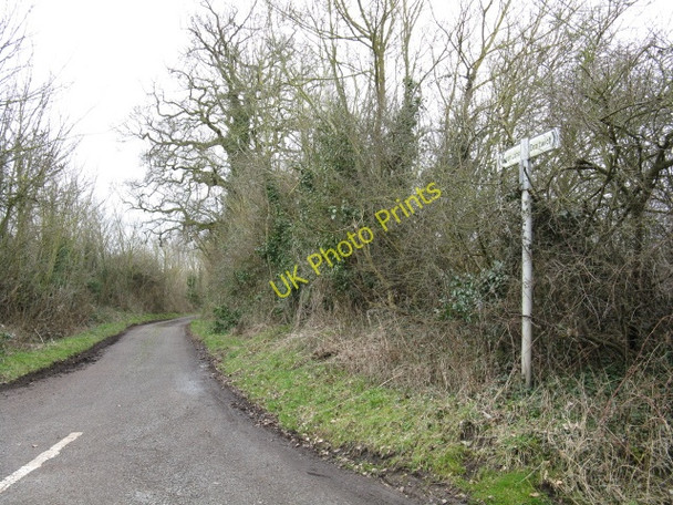 Photo 6"x4" Hadzor - Green Lane Junction Droitwich c2010
