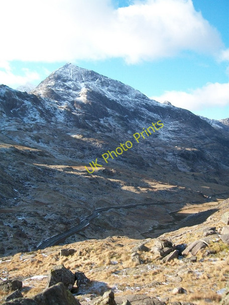 Photo 6"x4" The top of Llanberis Pass and Crib Goch Gwastadnant c2010