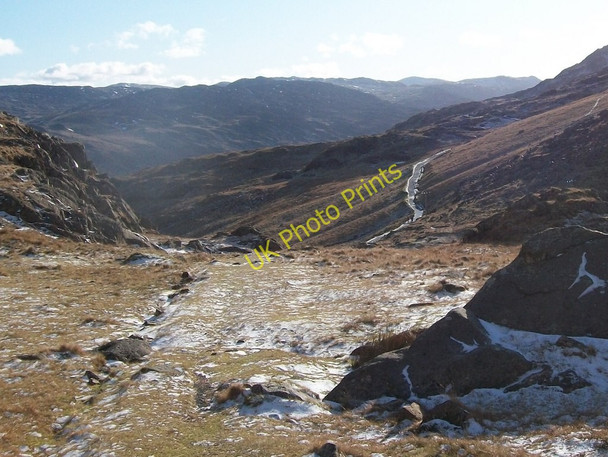 Photo 6"x4" The Miners' Track from the Glyder Path Gwastadnant c2010