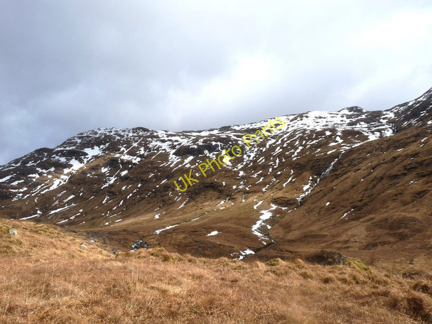 Photo 6"x4" Upper Coire Sgoireadail Kinloch Hourn c2010