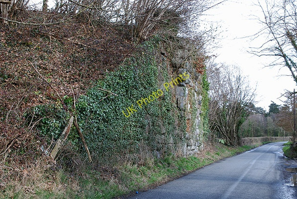 Photo 6"x4" Remains of railway bridge near Trawscoed Abermagwr c2010