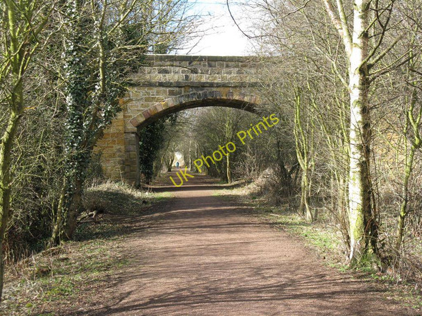 Photo 6"x4" Bridge across the Haddington-Longniddry Railway Walk Haddington\/NT5173 c2010
