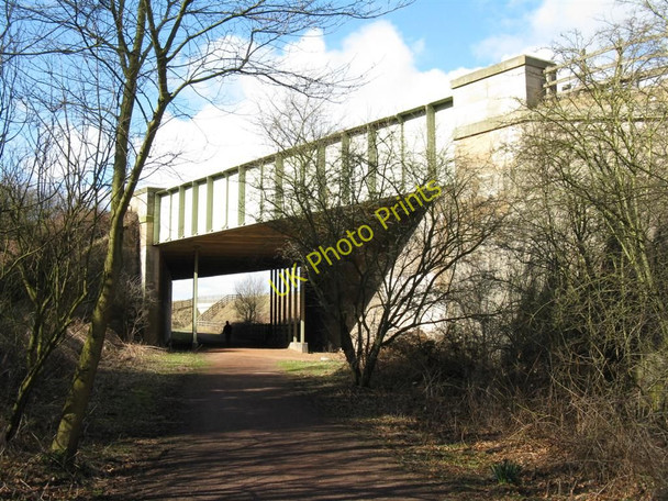 Photo 6"x4" Bridges over the Haddington-Longniddry Railway Path Haddington\/NT5173 c2010