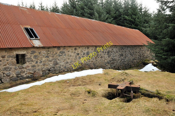 Photo 6"x4" Horse wheel at Wester Cudrish farm. Ardendrain c2010
