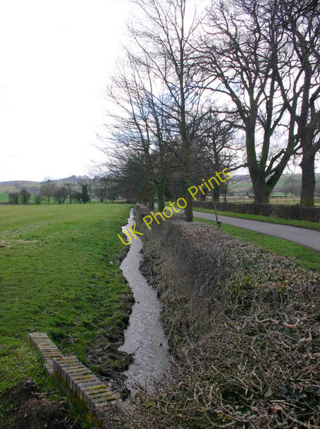 Photo 6"x4" Drainage ditch outside Admington Admington c2010
