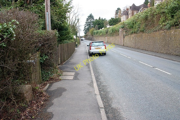 Photo 6"x4" Milestone on the Wells Road Upper Wyche c2010