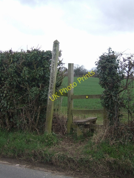 Photo 6"x4" Public Footpath to Eccleshall from Fieldhouse Farm Redhill\/SJ8328 c2010