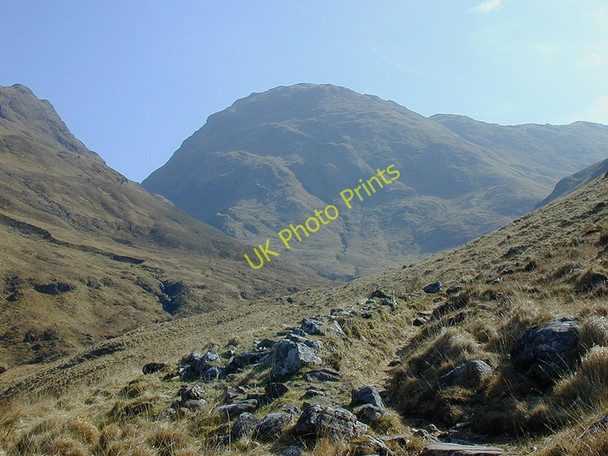 Photo 6"x4" Heading up Gleann Ch\u00c3\u00b2inneachain Gleann Ch\u00f2inneachain c2003