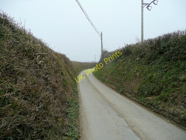 Photo 6"x4" Lane to Mevagissey Kestle\/SW9945 c2010