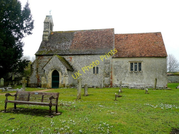Photo 6"x4" St. Nicholas' church, Fyfield Fyfield\/SU2946 c2010