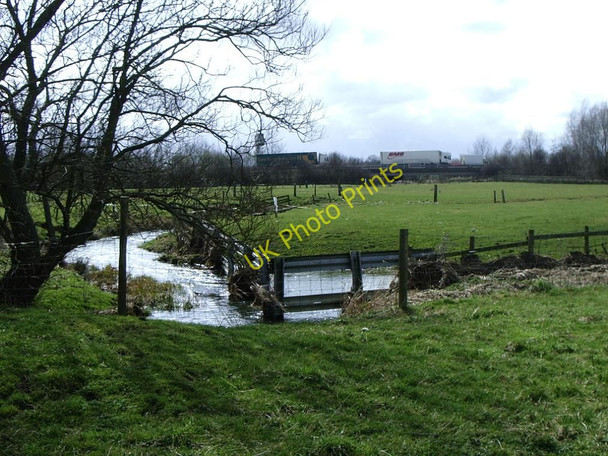 Photo 6"x4" Meandering River Avon, A14 Stanford on Avon c2010