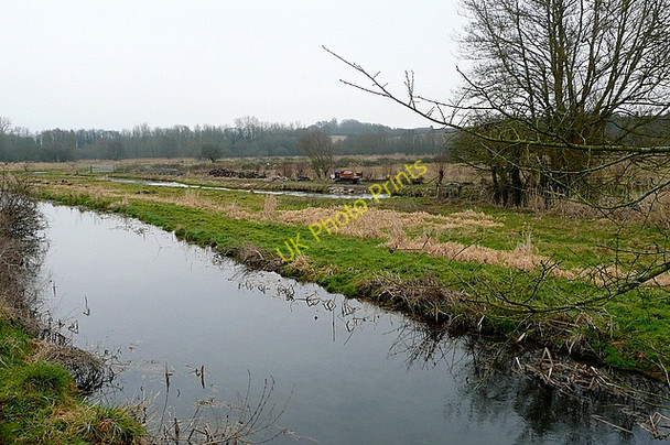 Photo 6"x4" River Itchen flood plain Winchester c2010