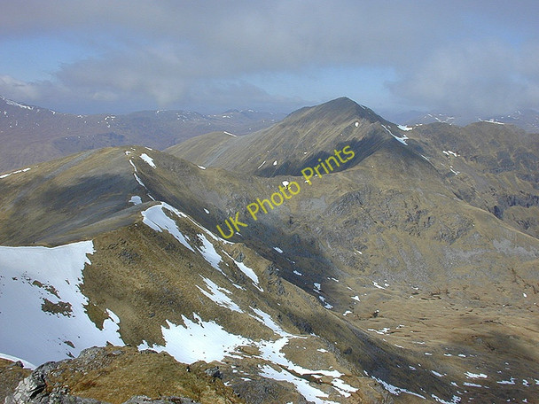 Photo 6"x4" View north towards Mullach Fraoch-choire Lochan na Cr\u00e0laig c2003