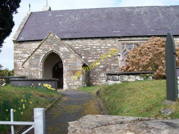 Photo 6"x4" The entrance porch of Eglwys Llanarmon Llanarmon c2010