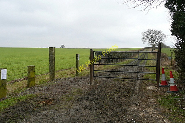 Photo 6"x4" Restricted access to the bridleway Wonston\/SU4739 c2010