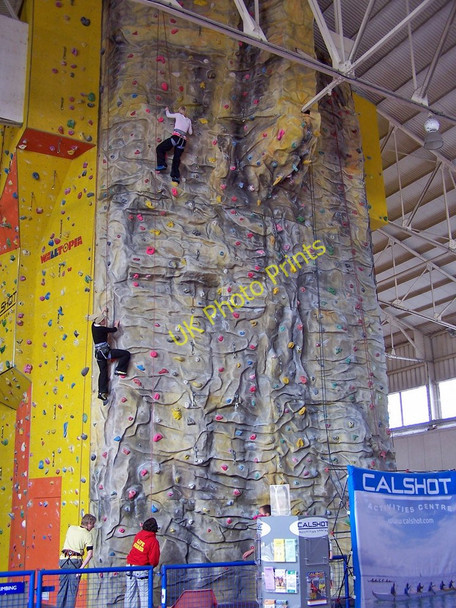 Photo 6"x4" Climbing wall, Calshot Activity Centre Calshot c2010