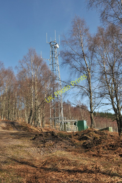 Photo 6"x4" Transmitter near Erchless Forest Cottages Erchless Castle c2010