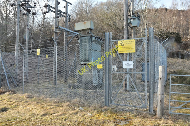 Photo 6"x4" Sub-station near Aigas Eskadale c2010