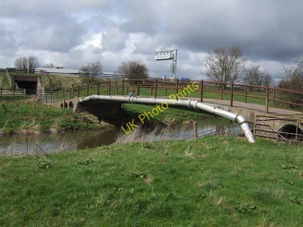 Photo 6"x4" Accommodation bridge over the River Penk Acton Trussell c2010