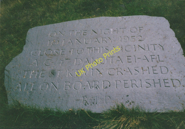Photo 6"x4" Memorial to the passengers and crew of Aer Lingus crash of 10th January 1952 Bwlch y Rhediad c2004