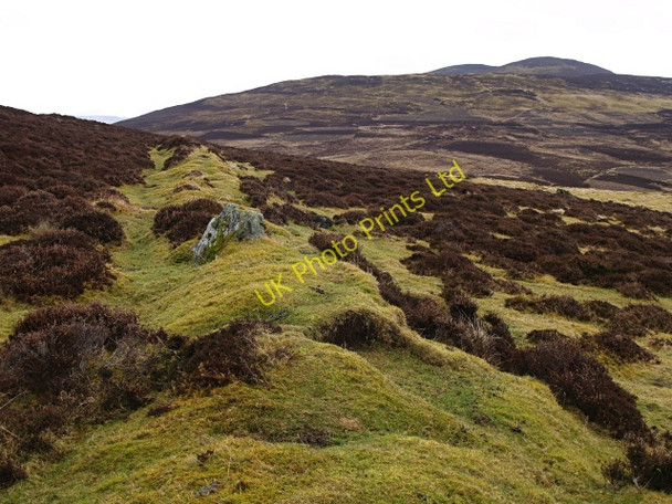 Photo 6"x4" Embankment, Carn Dubh Kinnaird\/NN9559 c2008