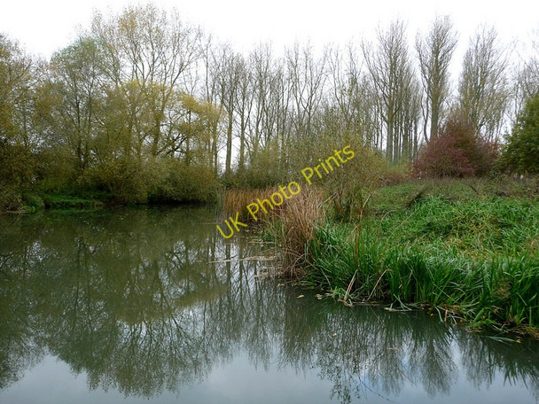 Photo 6"x4" Bend in the river by Chimney Meadows Buckland\/SU3498 c2009