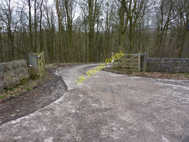 Photo 6"x4" Entrance to Water treatment work in Laund Wood Whitewell\/SD6546 c2010