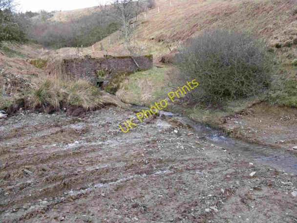 Photo 6"x4" Ford and sheepdip on Nant Alltwalis Gwyddgrug c2010