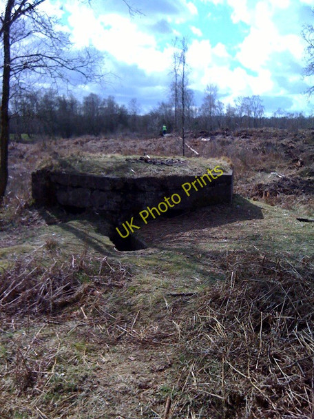 Photo 6"x4" Pillbox near the former Heathhall airfield Dumfries c2010