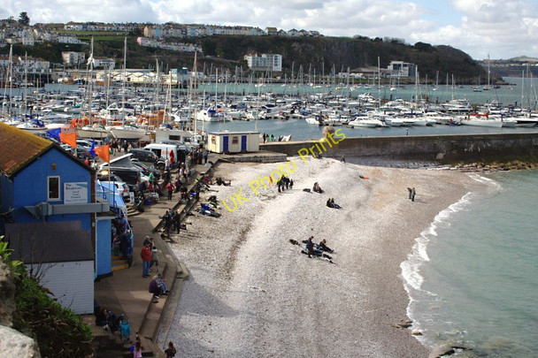 Photo 6"x4" Breakwater Beach Brixham c2010