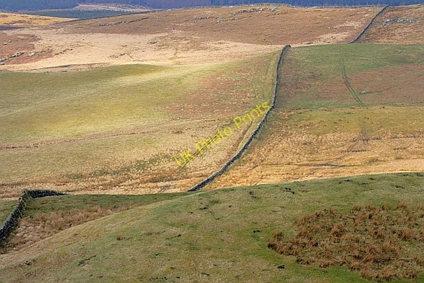 Photo 6"x4" Wall Below Sewingshields Crags Queen's Crags c2010