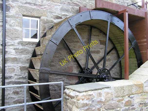 Photo 6"x4" Mill Wheel at Quendale Water Mill Quendale c2007