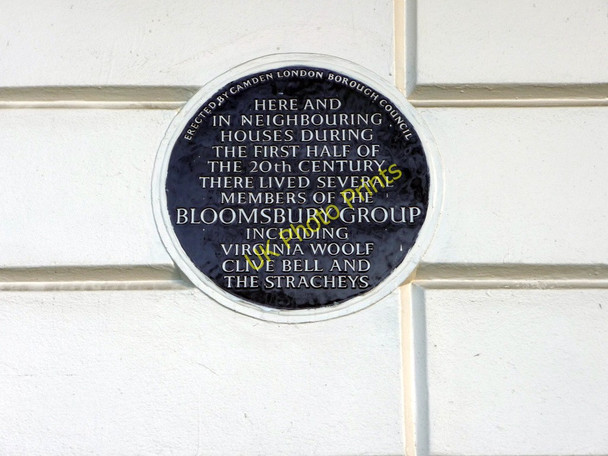 Photo 6"x4" Blue Plaque, Gordon Square, London WC1 London c2009
