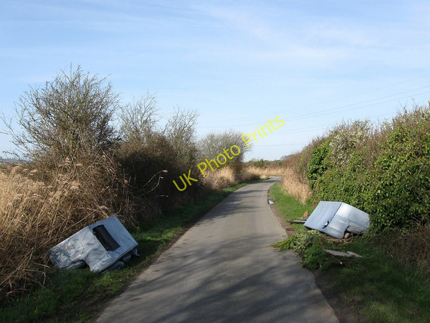Photo 6"x4" Fly Tipping, Rickney Lane Rickney c2010