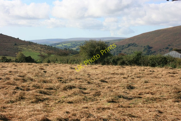 Photo 6"x4" Field above the West Webburn Valley Bonehill\/SX7277 c2009