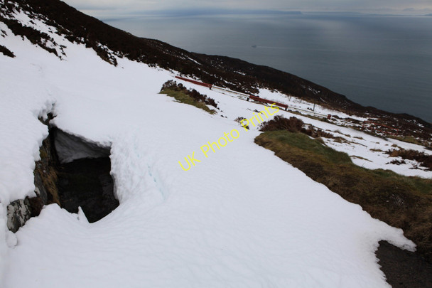 Photo 6"x4" Road to Mull of Kintyre Lighthouse Ga c2010