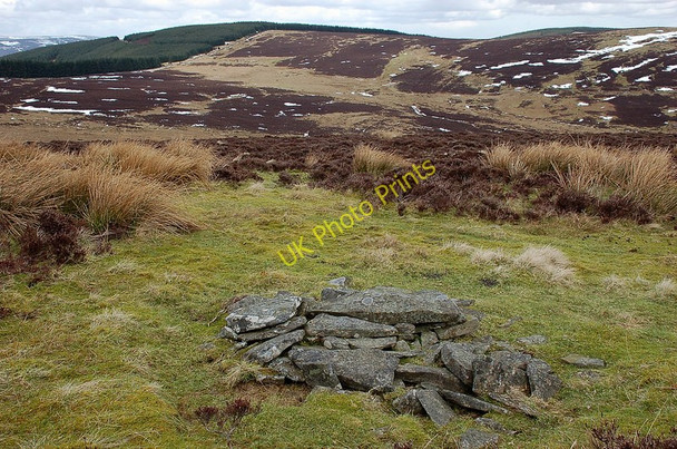 Photo 6"x4" Cairn on Brown Knowe Hangingshaw\/NT3930 c2010