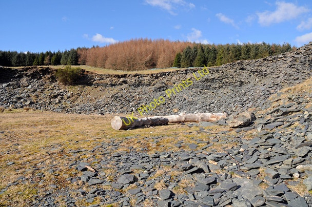 Photo 6"x4" Disused Slate Quarry Buchanty c2008