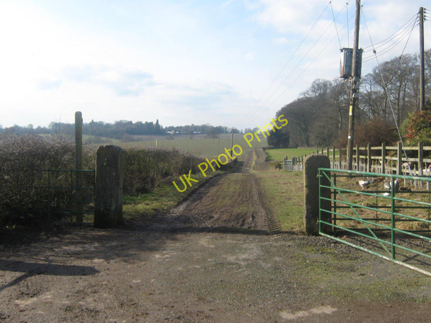 Photo 6"x4" Bridleway at Upper Vicarwood Farm near Quarndon, Derbyshire Mackworth\/SK3137 c2010