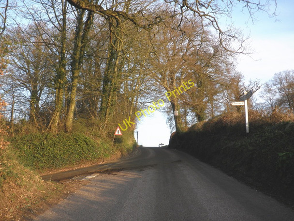 Photo 6"x4" Road junction, near Beacon Cross Fairmile\/SY0897 c2010