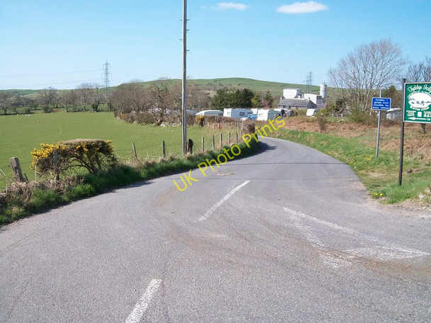 Photo 6"x4" Mouth of the minor road linking the A487 with the A497 Golan c2010