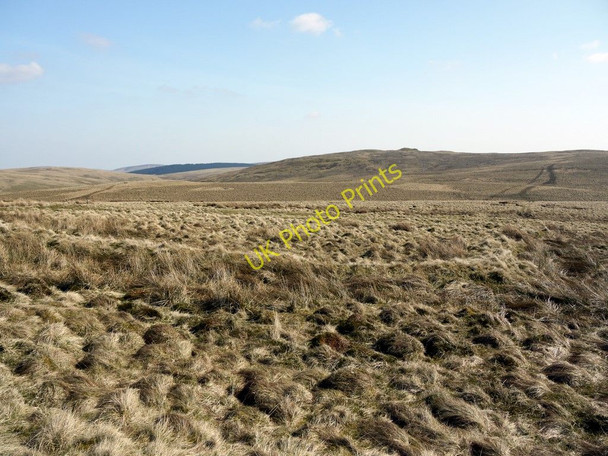 Photo 6"x4" Moorland north-west of Yearning Law Yearning Hall c2010