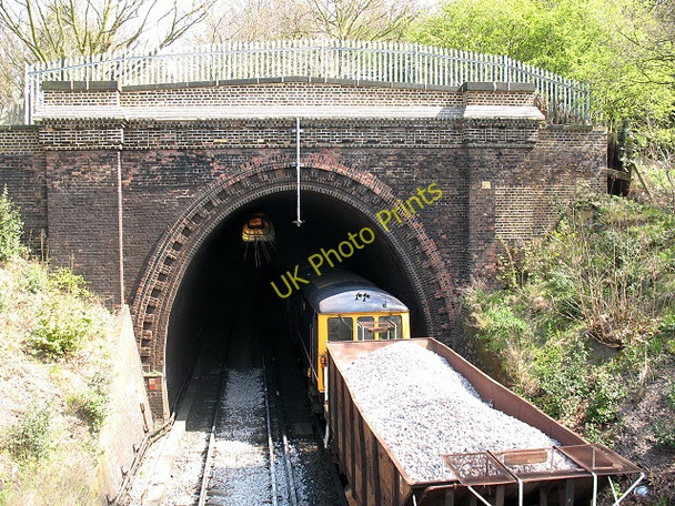 Photo 6"x4" Charlton Tunnel with ballast train Greenwich\/TQ3977 c2010