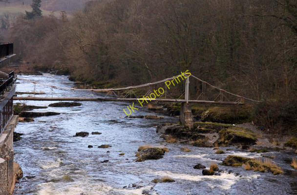 Photo 6"x4" The Chain Bridge at Berwyn Llangollen c2010