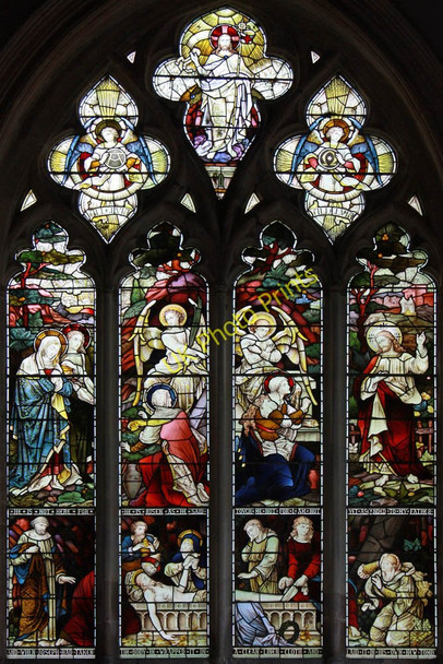 Photo 6"x4" St Andrew, Quidenham, Norfolk - Window Quidenham c2010
