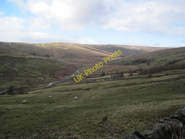 Photo 6"x4" View of the Hudeshope Beck Valley Snaisgill c2010