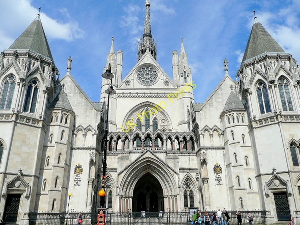 Photo 6"x4" Royal Courts of Justice London c2010