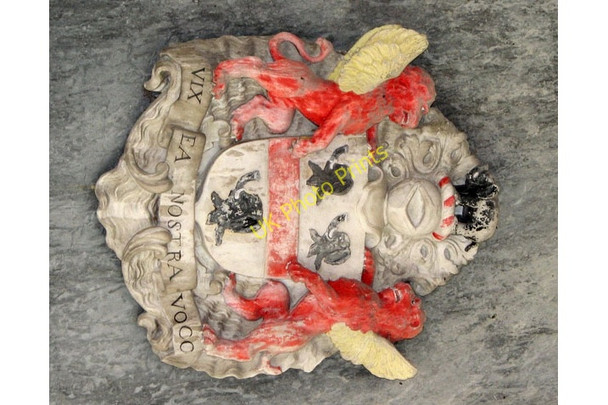 Photo 6"x4" The church of St Mary in Narford - monument (detail) Narborough\/TF7412 c2010