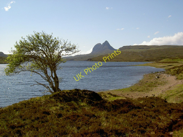 Photo 6"x4" Cam Loch and Suilven Elphin\/NC2111 c2007